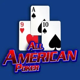 All American Poker online game logo by RTG (Reel Time Gaming) on caseacasinoo.ca