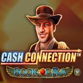 Cash Connection Book Of Ra online game logo by Novomatic on caseacasinoo.ca