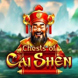 Chests of Cai Shen slot logo by Pragmatic Play at Casea Casino