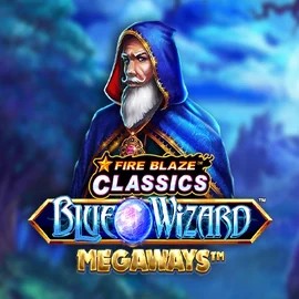 Fire Blaze Blue Wizard Megaways game by Rarestone Gaming – logo hosted on Casea Casino