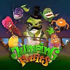 Jumping Fruits logo by Wazdan Casea Casino