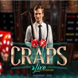 Live Casino logo of Live Craps from Evolution at Casea Casino