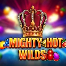 Slots logo of Mighty Hot Wilds from Inspired Gaming at Casea Casino