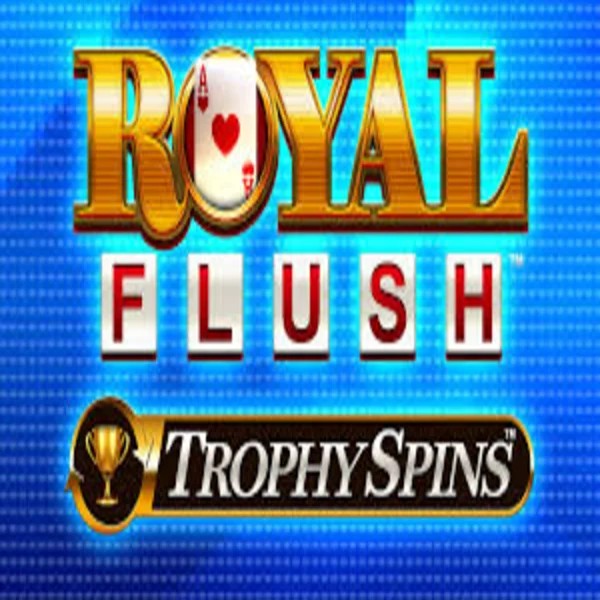 Royal Flush Trophy Spins logo – Slots by Greentube at Casea Casino