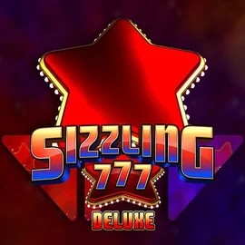 Sizzling 777 Deluxe online game logo by Wazdan on caseacasinoo.ca