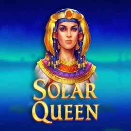 Solar Queen slot logo by Playson at Casea Casino