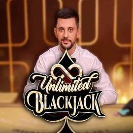 Unlimited Blackjack logo – Live Casino by Ezugi at Casea Casino